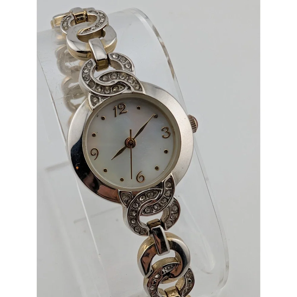 Vintage‎ Mayfair Watch Women 22mm Case Two Tone 7.25